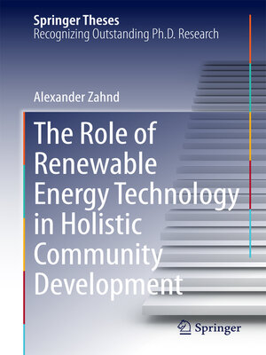 cover image of The Role of Renewable Energy Technology in Holistic Community Development